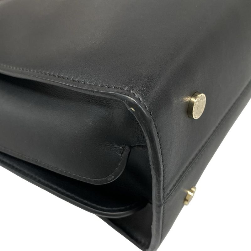 Bvlgari Tote Bag - Black Leather