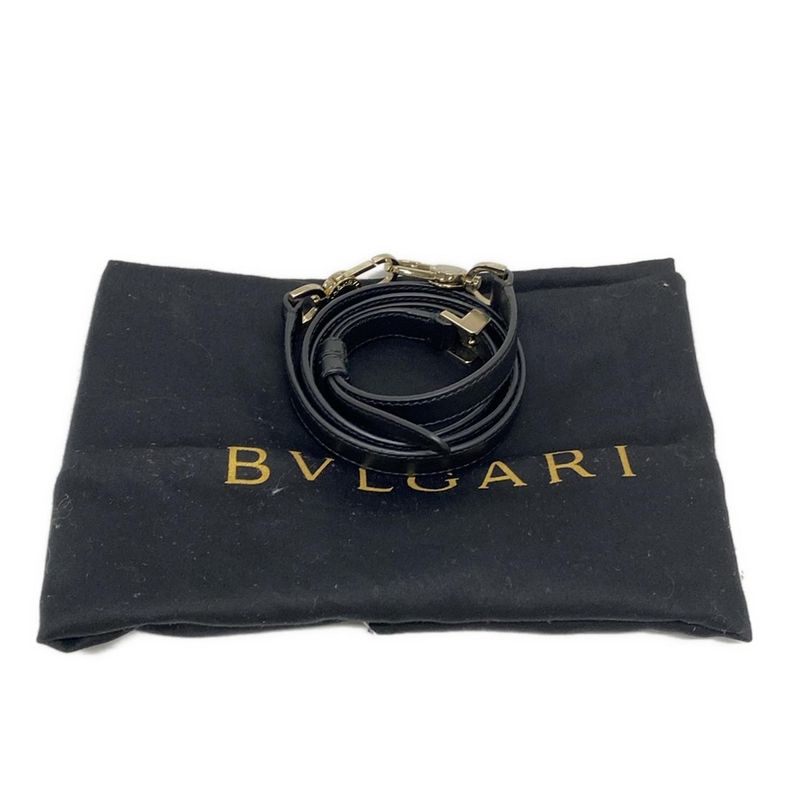 Bvlgari Tote Bag - Black Leather