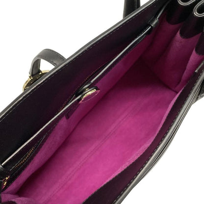 Bvlgari Tote Bag - Black Leather