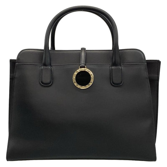 Bvlgari Tote Bag - Black Leather