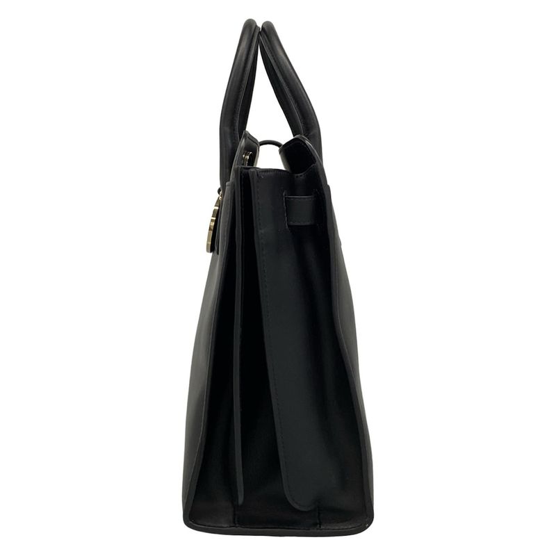 Bvlgari Tote Bag - Black Leather