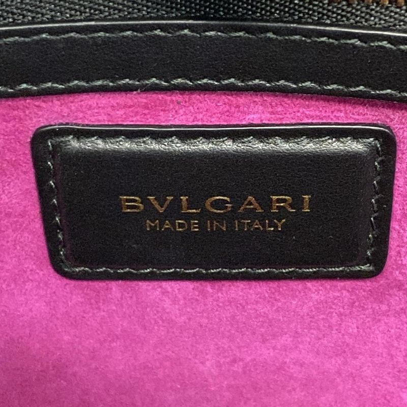 Bvlgari Tote Bag - Black Leather