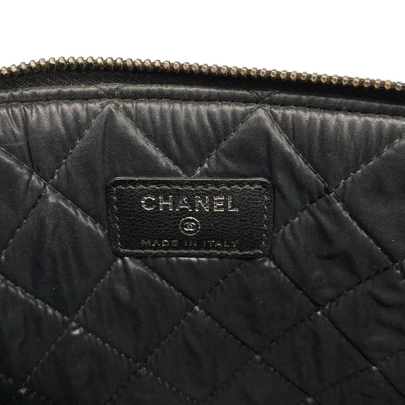 Chanel Clutch Bag Boy Chanel Dark Navy X Black Hardware Lambskin