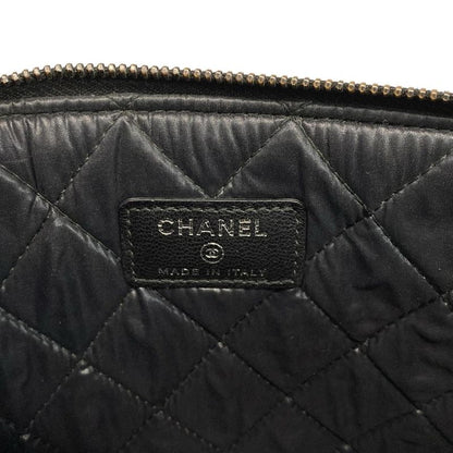 Chanel Clutch Bag Boy Chanel Dark Navy X Black Hardware Lambskin