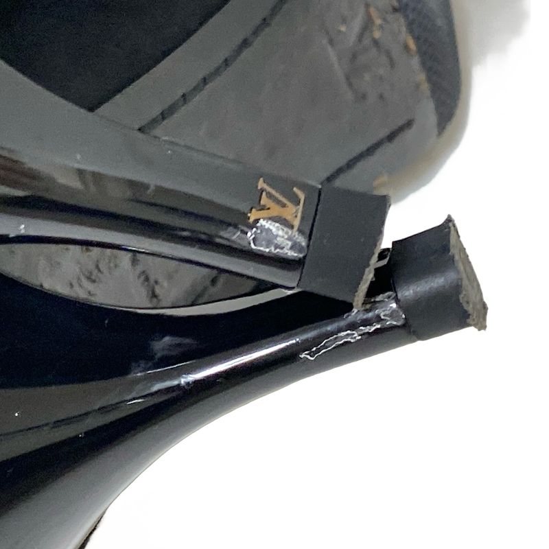 Louis Vuitton Booties 37 Women's - Black Leather