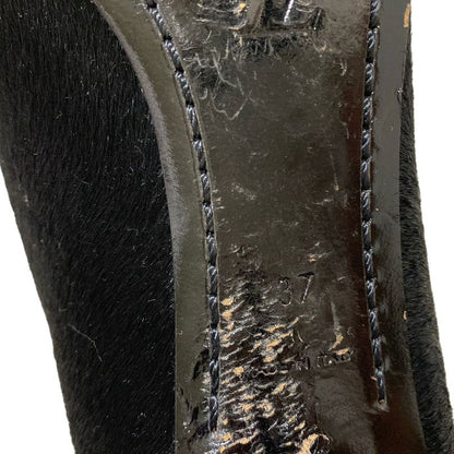 Louis Vuitton Booties 37 Women's - Black Leather