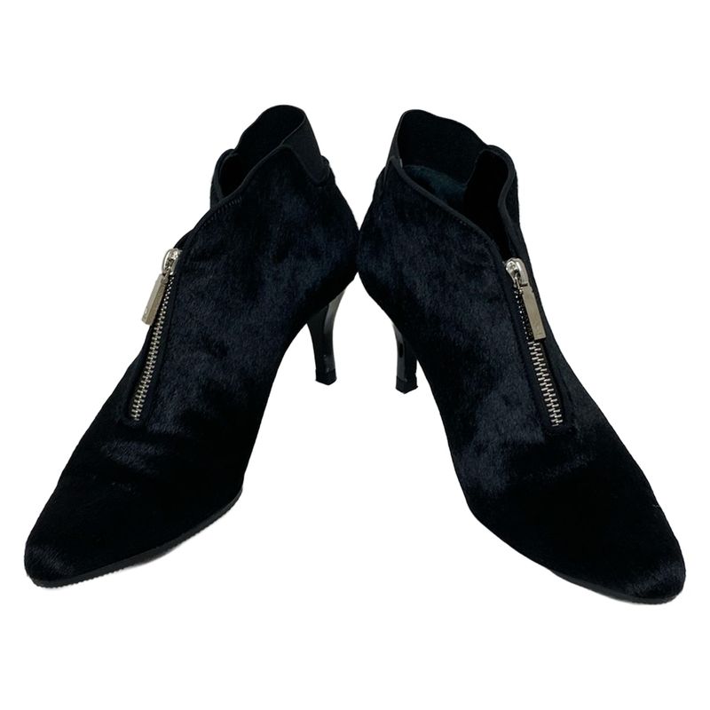 Louis Vuitton Booties 37 Women's - Black Leather