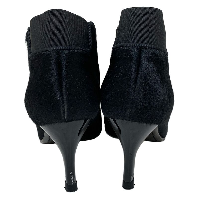 Louis Vuitton Booties 37 Women's - Black Leather