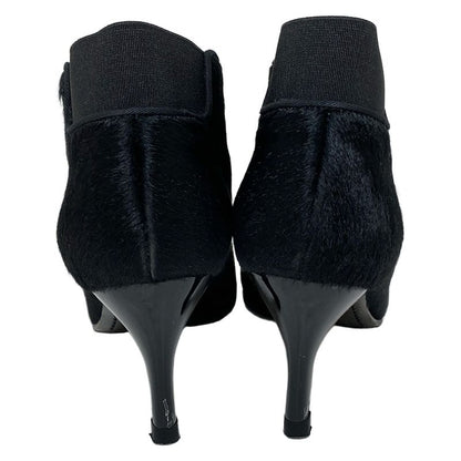 Louis Vuitton Booties 37 Women's - Black Leather