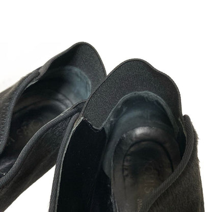 Louis Vuitton Booties 37 Women's - Black Leather