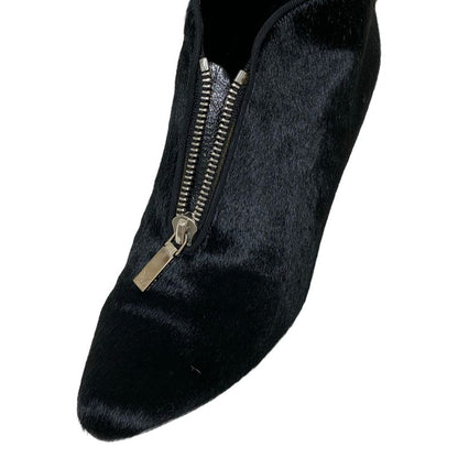 Louis Vuitton Booties 37 Women's - Black Leather