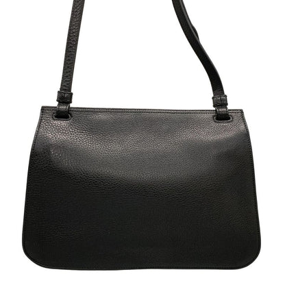 Gucci Shoulder Bag Bamboo Daily 370826 Black Leather