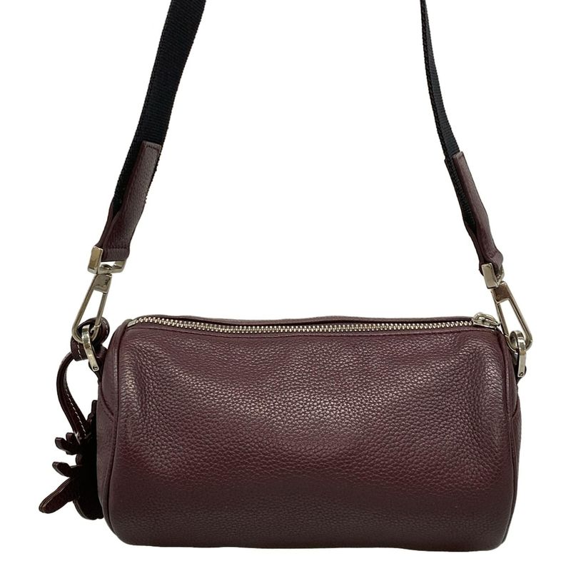 Dior Homme Shoulder Bag Atelier Roller Bag Bordeaux Leather