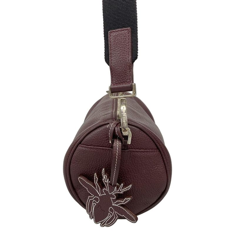 Dior Homme Shoulder Bag Atelier Roller Bag Bordeaux Leather