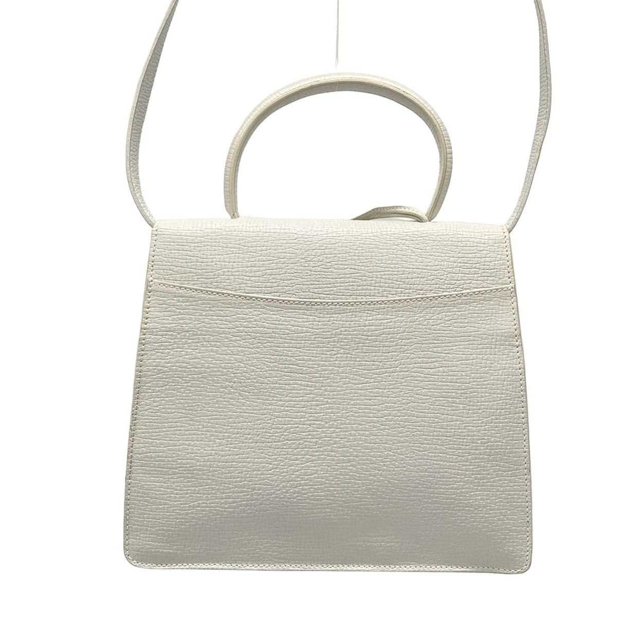 LOEWE Handbag Barcelona White Leather