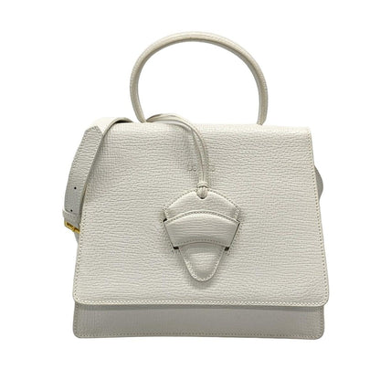 LOEWE Handbag Barcelona White Leather