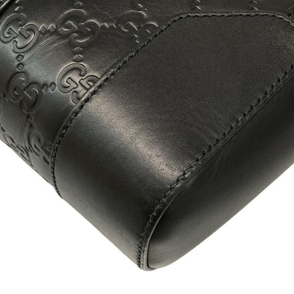 Gucci Business Bag Gucci Ssima Line 428761 Black Leather