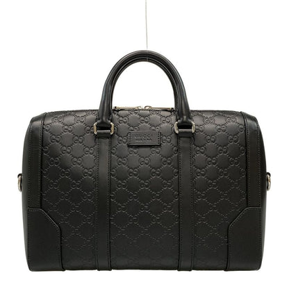 Gucci Business Bag Gucci Ssima Line 428761 Black Leather