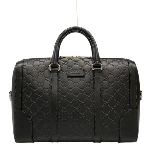 Gucci Business Bag Gucci Ssima Line 428761 Black Leather