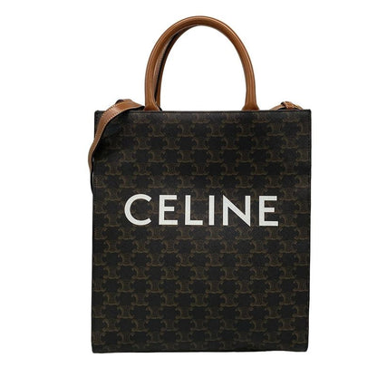 Celine Tote Bag Small Vertical Cabas Tan