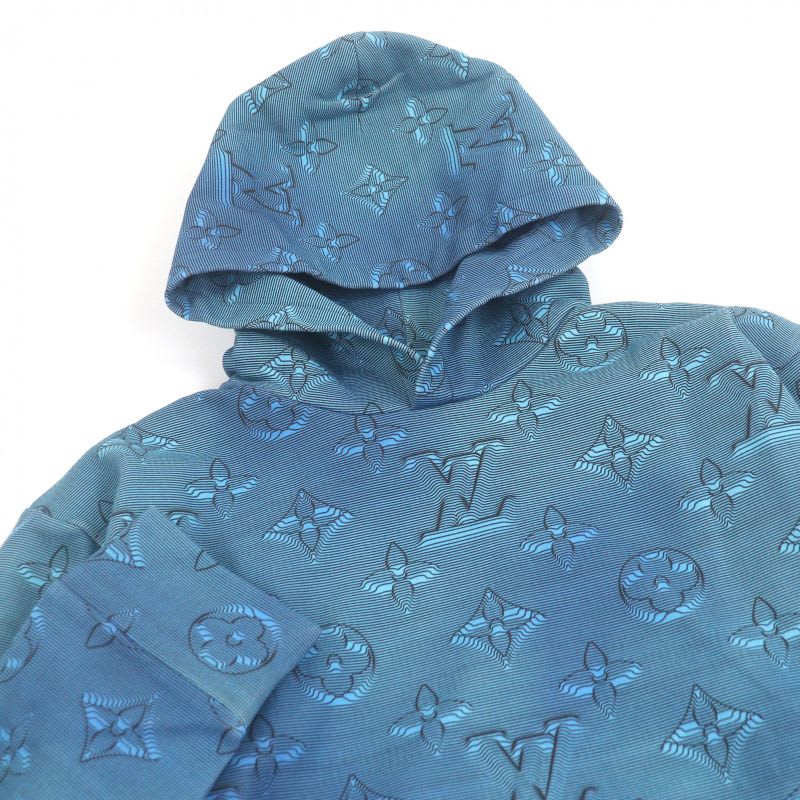 Louis Vuitton 22 AW 3 Dmonogram All-over Pattern Pullover Hoodie Light