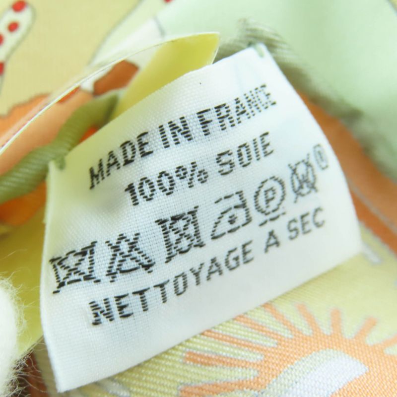 Hermes Kale90 Bottes Story Boots Story 100% Silk Cles Room Orange Cui Gray