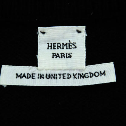 Hermes 100% Cashmere Silver Hardware With H Logo A-line Short Sleeve