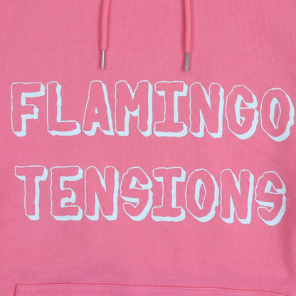 Celine 22 SS 2 Q Flamingo Tensions Tension Pullover Hoodie Pink