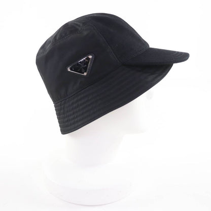 Prada 2 Hc281 Triangle Logo Re-nylon Bucket Hat Black