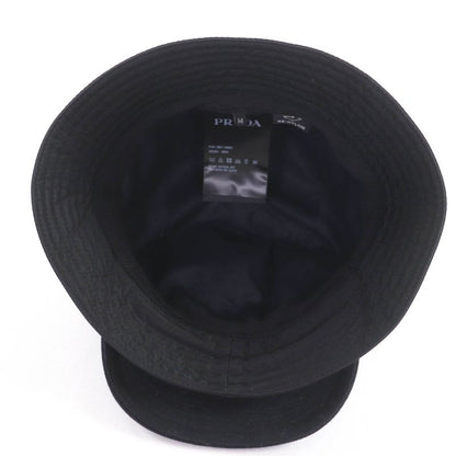 Prada 2 Hc281 Triangle Logo Re-nylon Bucket Hat Black