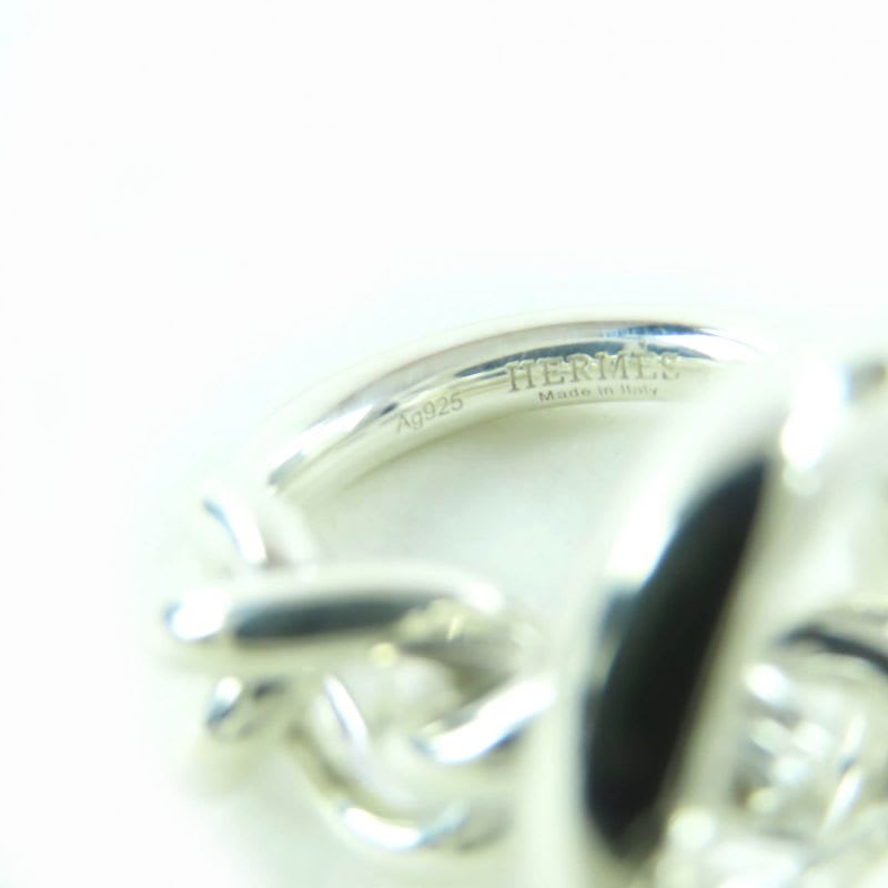 Hermes Croisette GM AG 925 Ring Accessory Silver 51