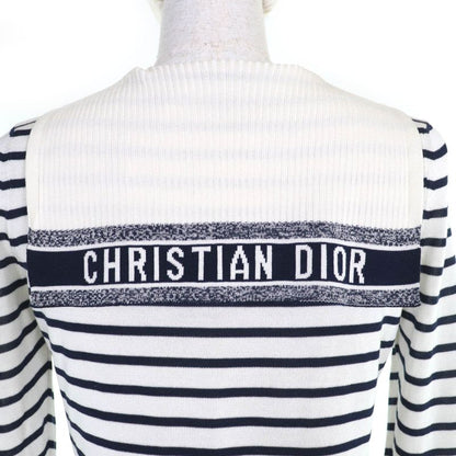 Christian Dior 144 S49 Cp603 Silk Cotton Capri Border Pattern Sailor Collar Long