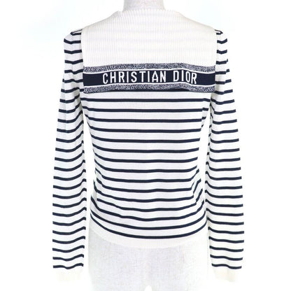 Christian Dior 144 S49 Cp603 Silk Cotton Capri Border Pattern Sailor Collar Long