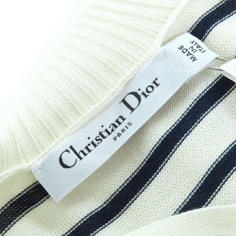 Christian Dior 144 S49 Cp603 Silk Cotton Capri Border Pattern Sailor Collar Long