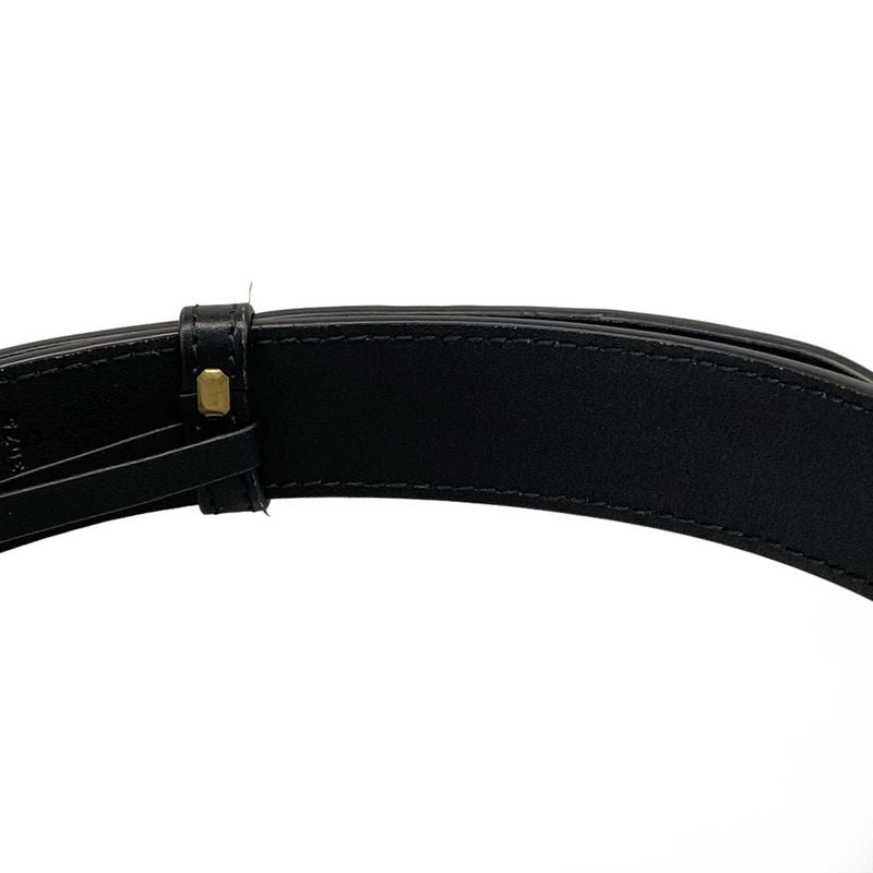 Gucci Waist Pouch Ggmarmont Quilted Leather Belt Bag 476434 Black Heart Leather