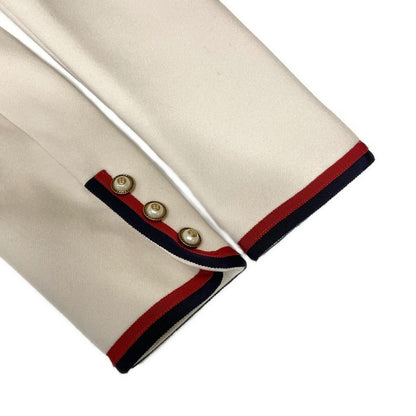 Gucci Coat Size 38 M Men's - 544855 Ivory X Red X Dark Navy Long Sleeve Autumn