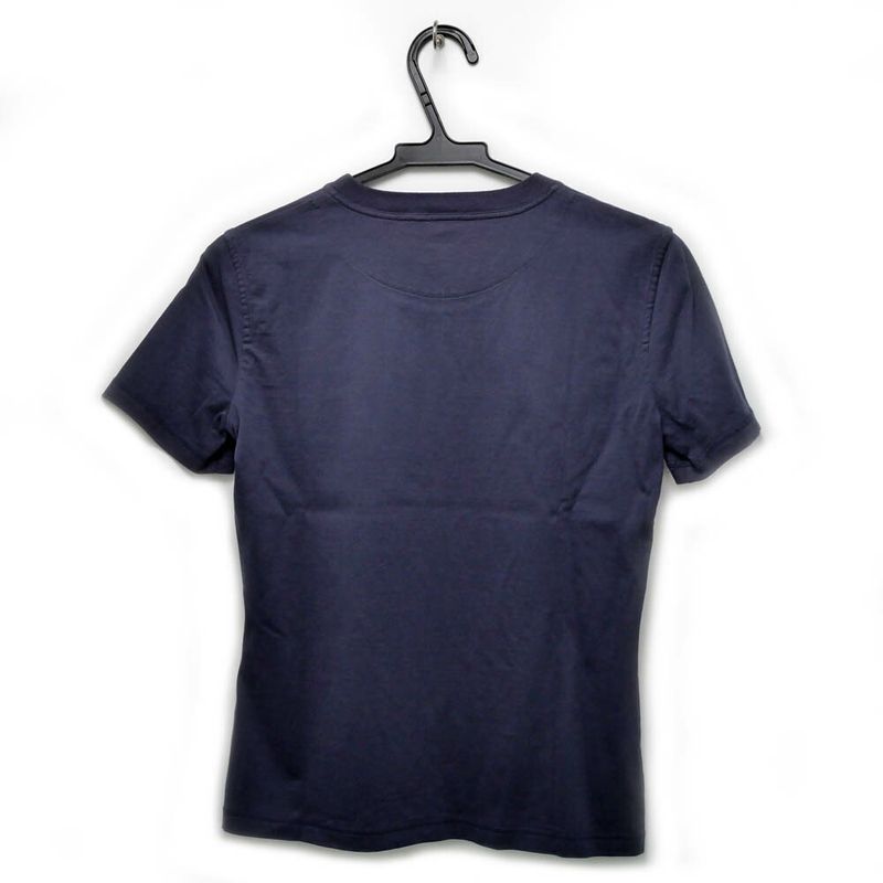 Hermes T-shirt Size 38 Navy - Navy Blue 3e4625dl Cotton Women's Apparel