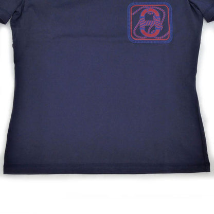 Hermes T-shirt Size 38 Navy - Navy Blue 3e4625dl Cotton Women's Apparel