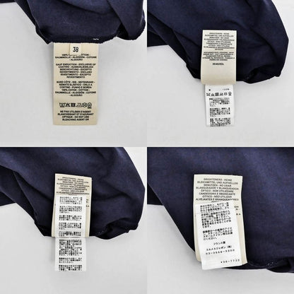 Hermes T-shirt Size 38 Navy - Navy Blue 3e4625dl Cotton Women's Apparel