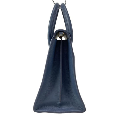 Dior Christian Dior Handbag Saint Honoré Medium 30 Montaigne Blue Gray Leather