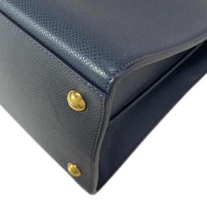 Dior Christian Dior Handbag Saint Honoré Medium 30 Montaigne Blue Gray Leather