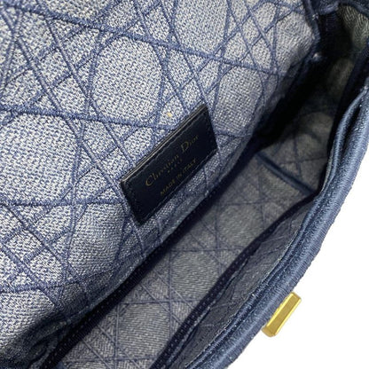 Dior Christian Dior Shoulder Bag Dior Karos Small Bag Light Blue Cannage Stitch