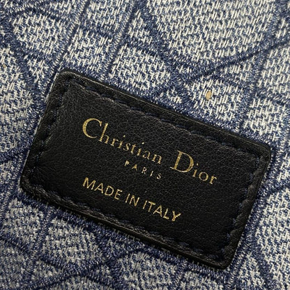 Dior Christian Dior Shoulder Bag Dior Karos Small Bag Light Blue Cannage Stitch