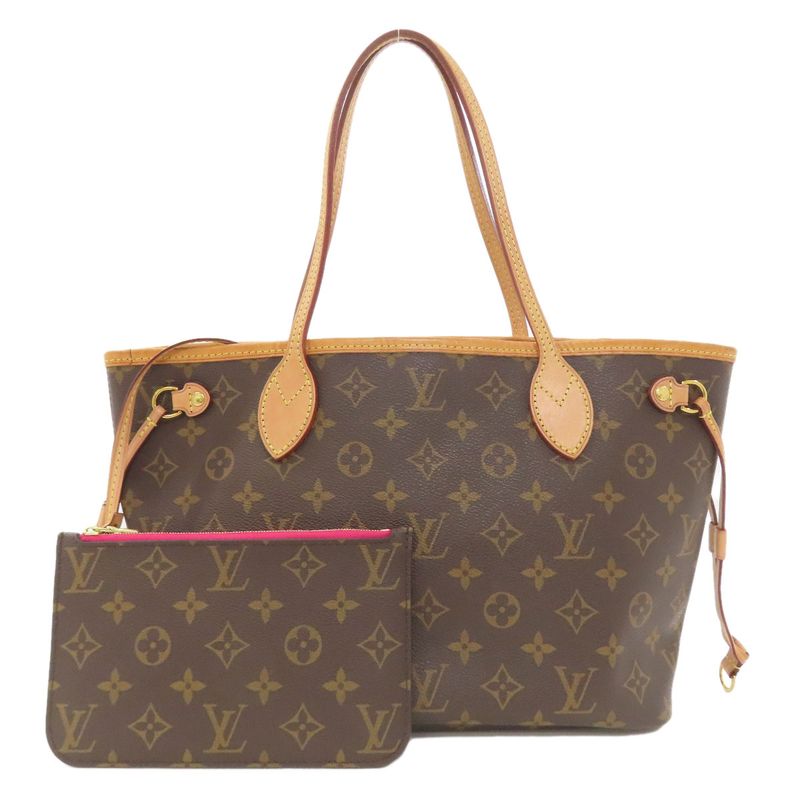 Louis Vuitton M41245 Neverfull PM Tote Bag Monogram Canvas Women's