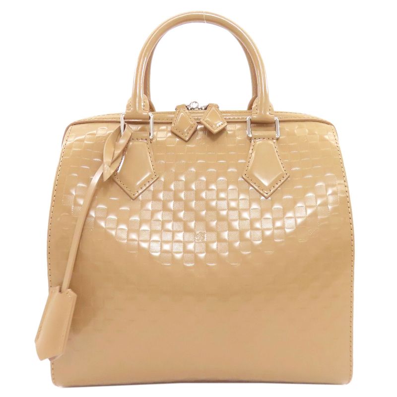 Louis Vuitton Speedy Cube Damier Facet Handbag Calf Women's