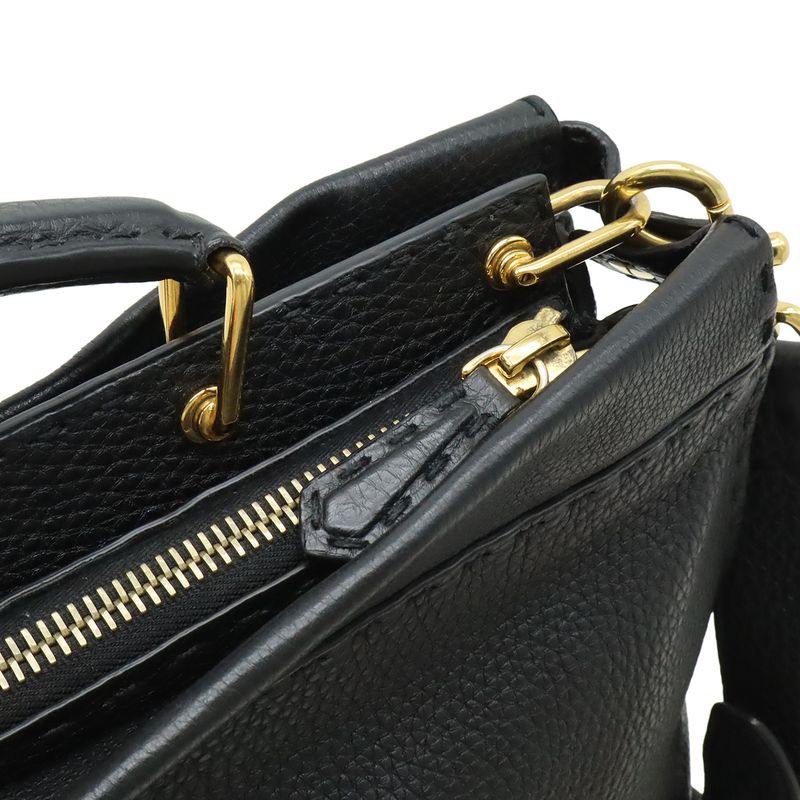 Fendi Selleria Peekaboo Fit Business Bag Briefcase Handbag 2WAY Shoulder Bag