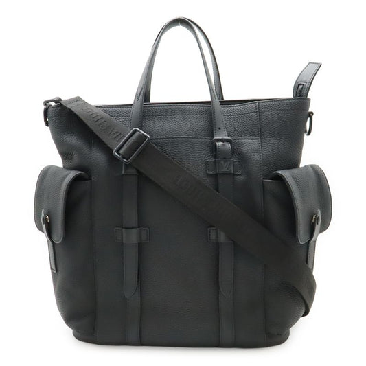 Louis Vuitton Christopher Tote Bag 2WAY Shoulder Bag Crossbody Taurillon