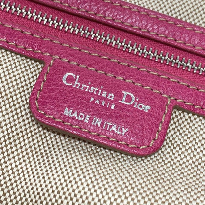 Dior Christian Dior Tote Bag Sherry Pink Cannage Print Leather