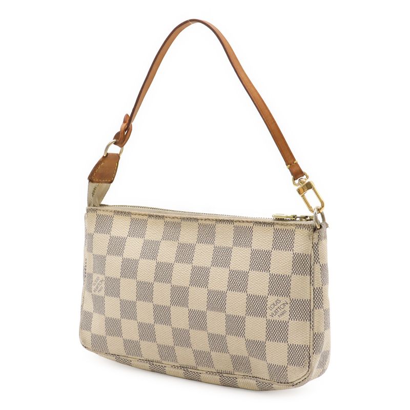 Louis Vuitton Damier Azure Pochette Accessory Pouch Party Bag N41207