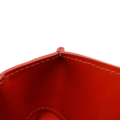 Louis Vuitton Monogram Vernis Lead PM Handbag Mini Tote Bag Rouge Red M91088